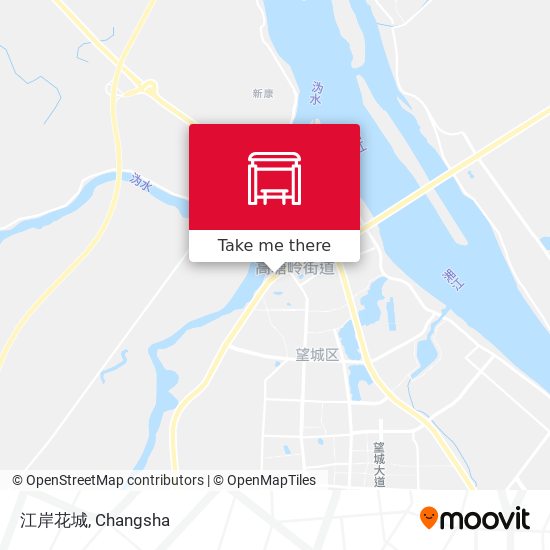 江岸花城 map