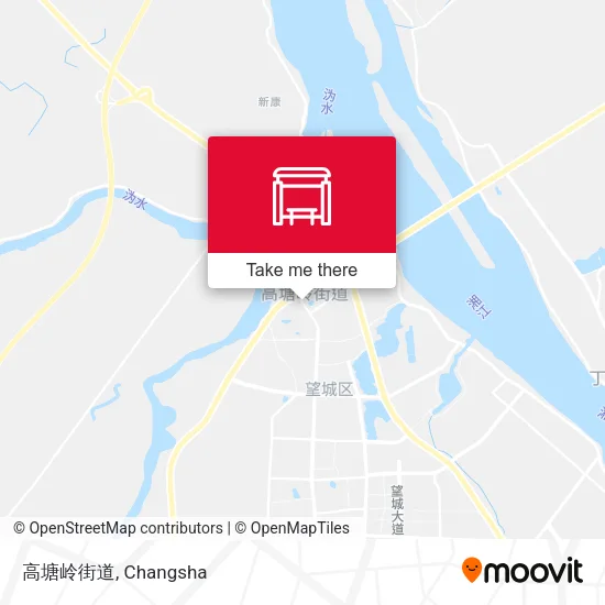 高塘岭街道 map