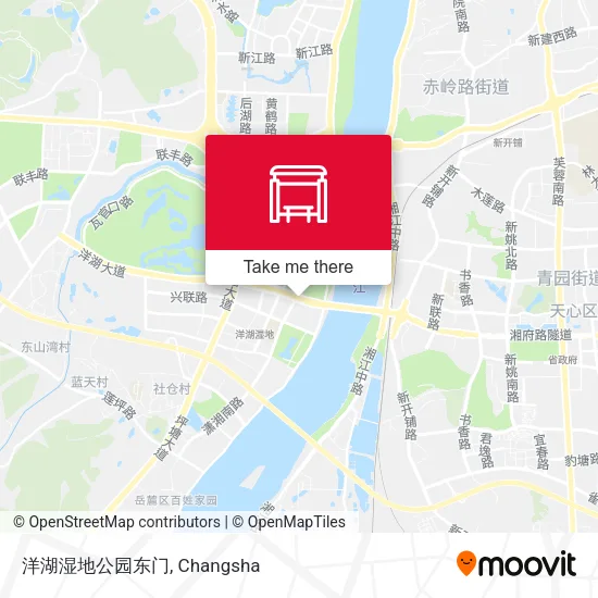 洋湖湿地公园东门 map