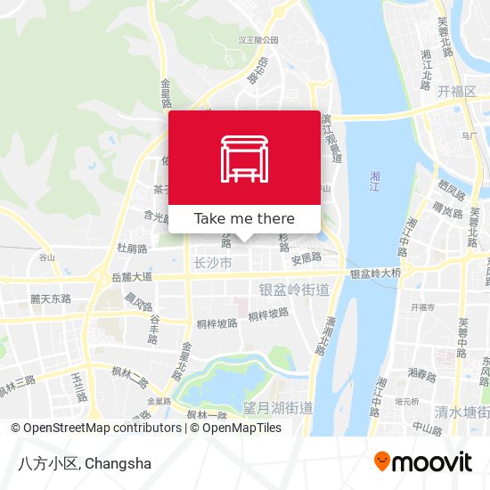 八方小区 map