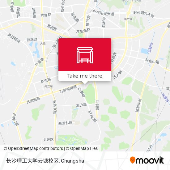 长沙理工大学云塘校区 map