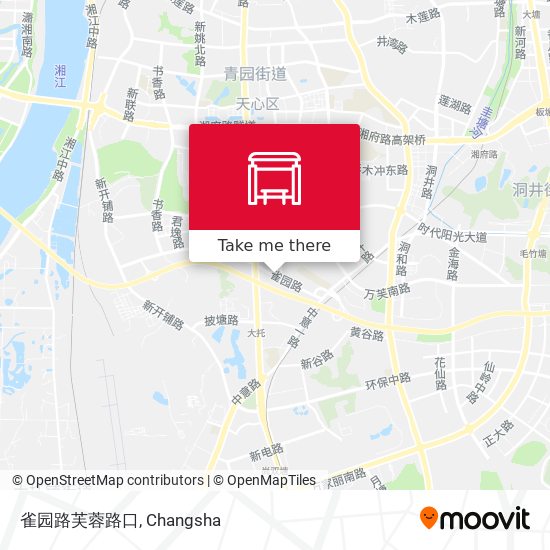 雀园路芙蓉路口 map