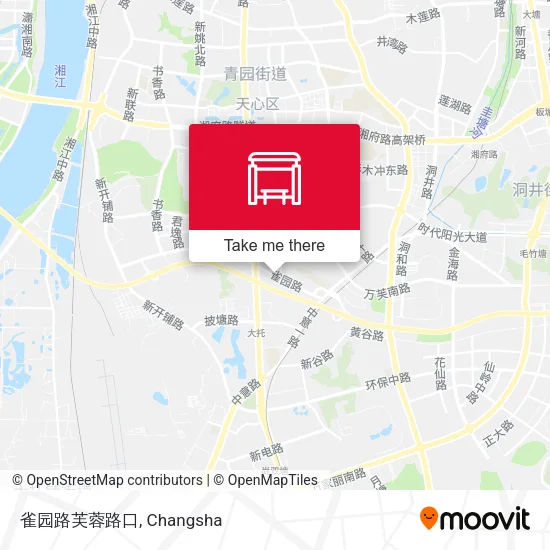 雀园路芙蓉路口 map