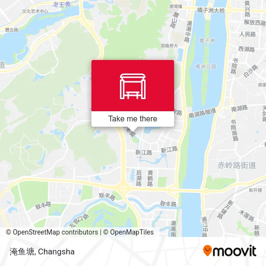 淹鱼塘 map