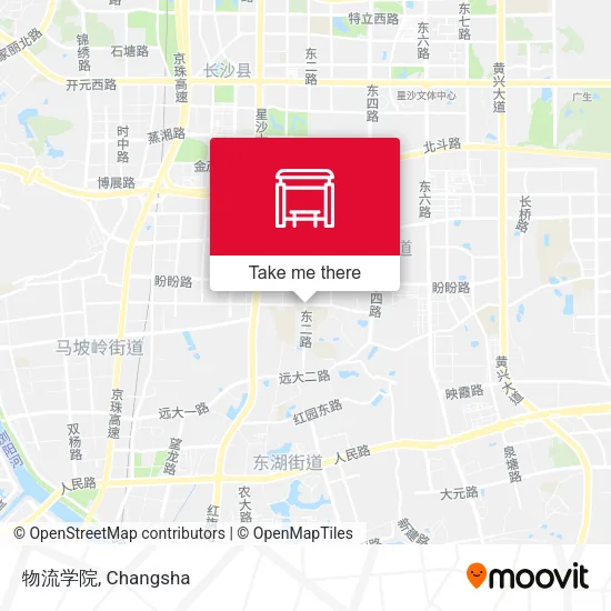 物流学院 map