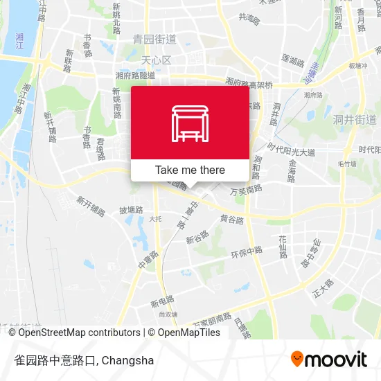 雀园路中意路口 map