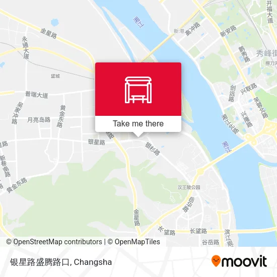 银星路盛腾路口 map