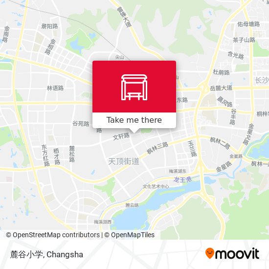 麓谷小学 map