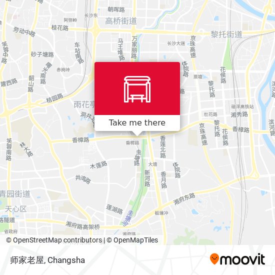 师家老屋 map