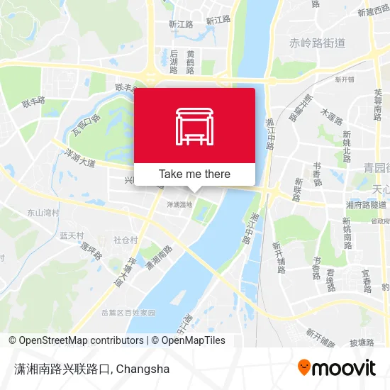 潇湘南路兴联路口 map