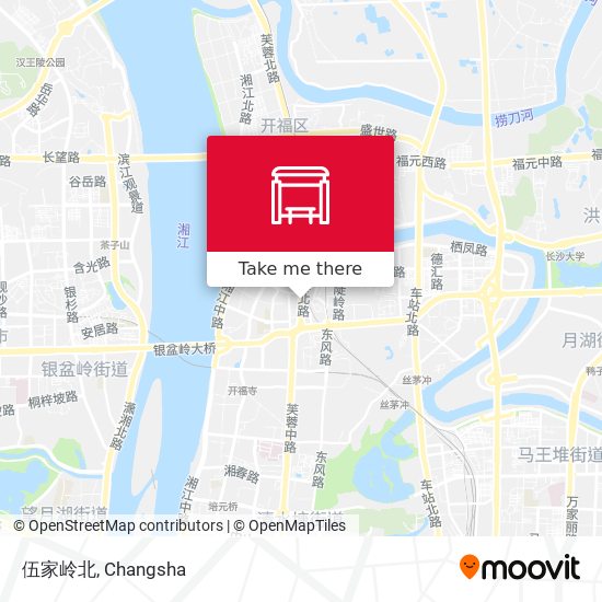 伍家岭北 map