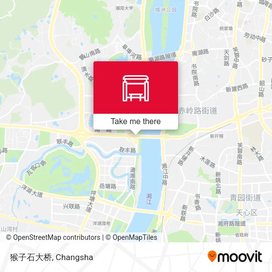 猴子石大桥 map