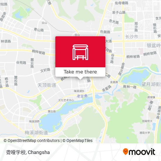 聋哑学校 map