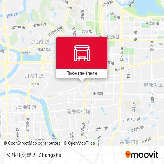 长沙县交警队 map