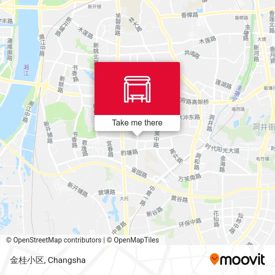 金桂小区 map