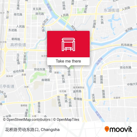 花桥路劳动东路口 map