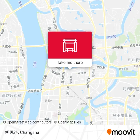 栖凤路 map