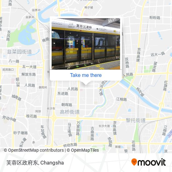 芙蓉区政府东 map