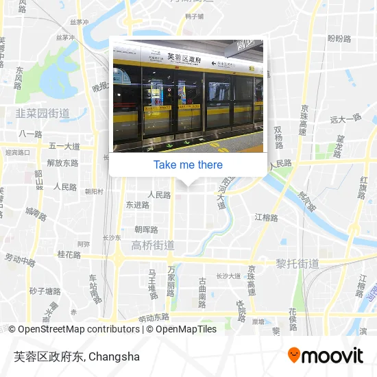 芙蓉区政府东 map