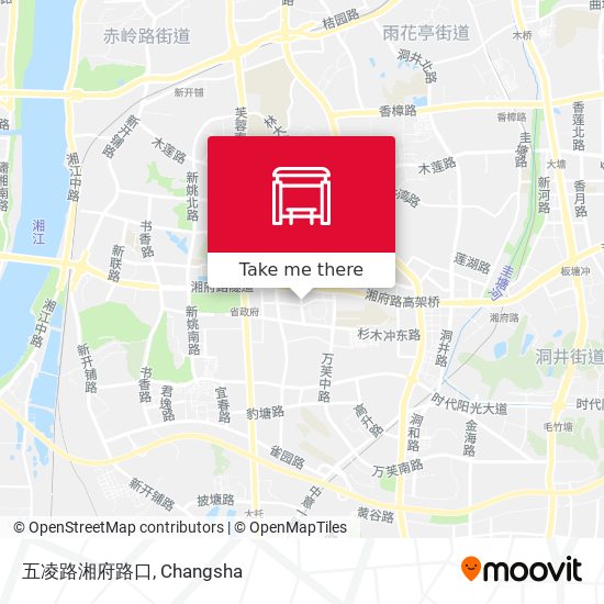 五凌路湘府路口 map