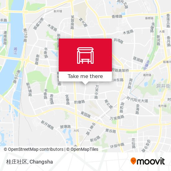 桂庄社区 map