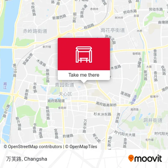 万芙路 map