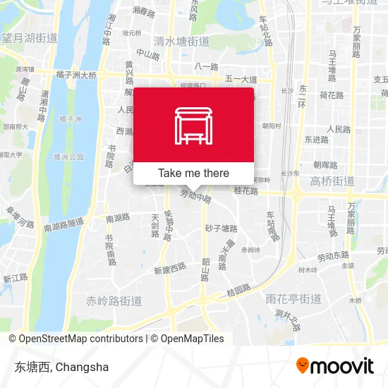 东塘西 map