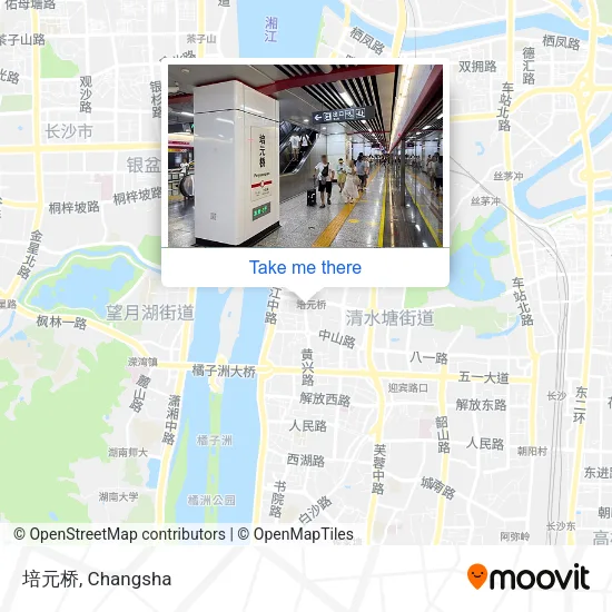 培元桥 map