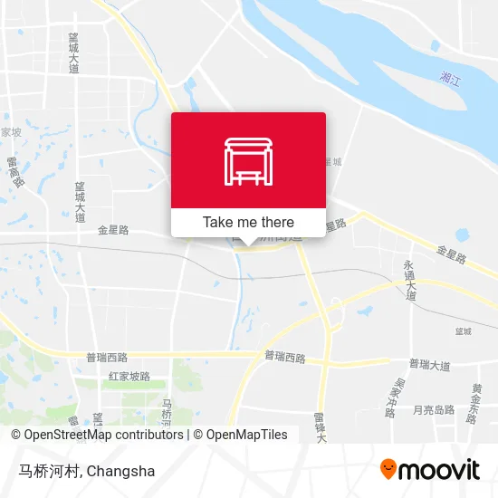 马桥河村 map