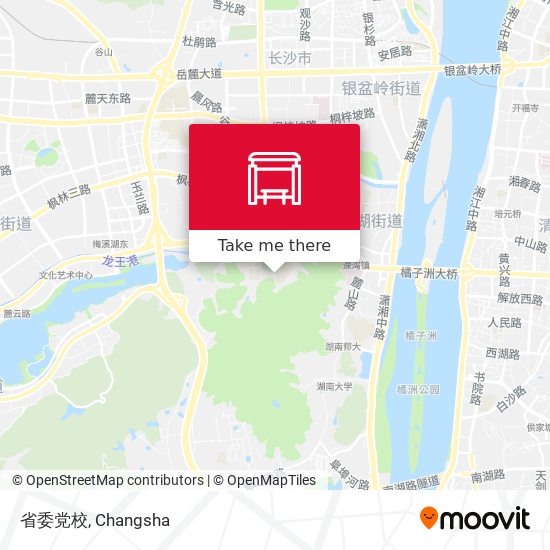 省委党校 map