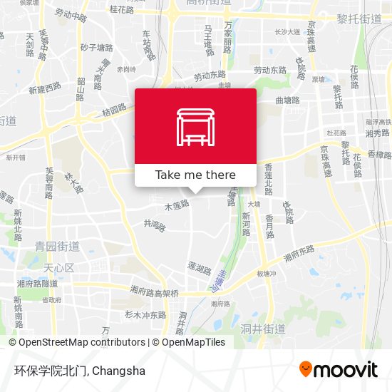 环保学院北门 map