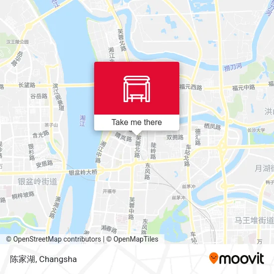 陈家湖 map