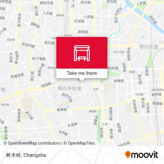 树木岭 map
