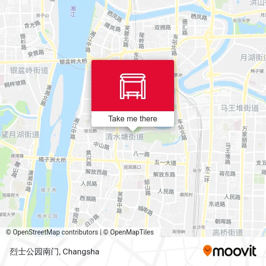 烈士公园南门 map