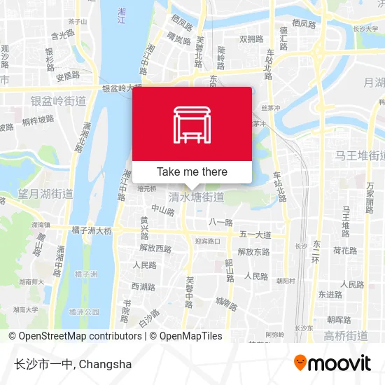 长沙市一中 map