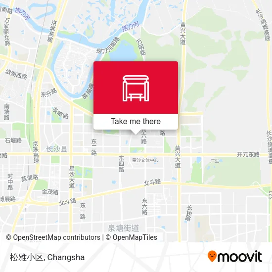 松雅小区 map