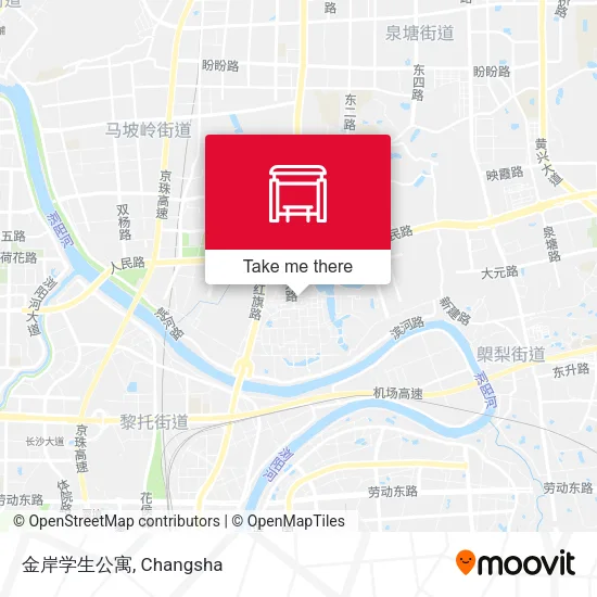 金岸学生公寓 map