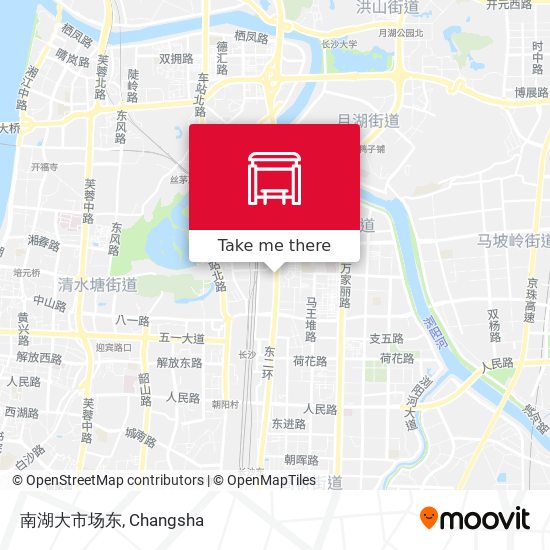 南湖大市场东 map