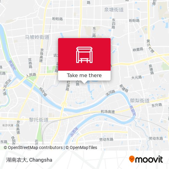 湖南农大 map