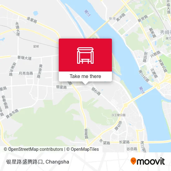 银星路盛腾路口 map