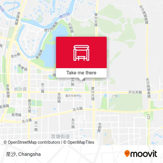 星沙 map