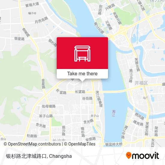 银杉路北津城路口 map