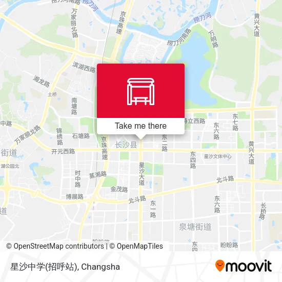 星沙中学(招呼站) map