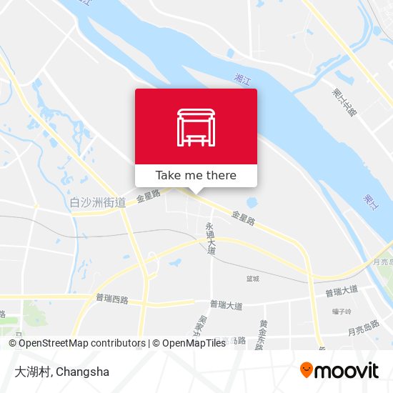 大湖村 map