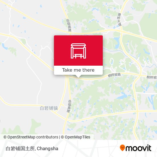 白箬铺国土所 map