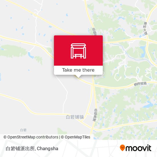 白箬铺派出所 map