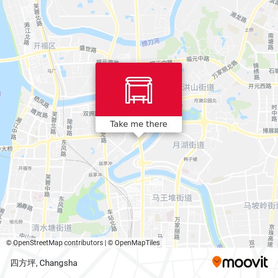 四方坪 map