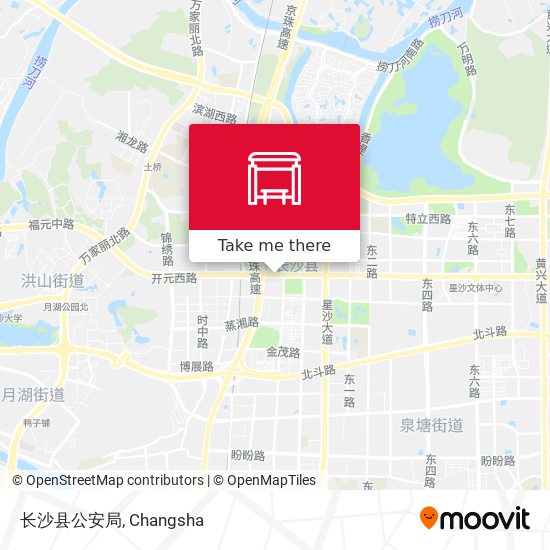 长沙县公安局 map