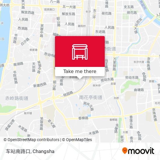 车站南路口 map