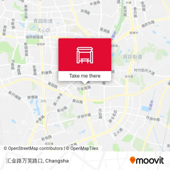 汇金路万芙路口 map